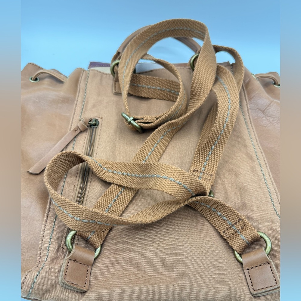 The Sak Patchwork Leather Drawstring Backpack - Picture 15 of 16